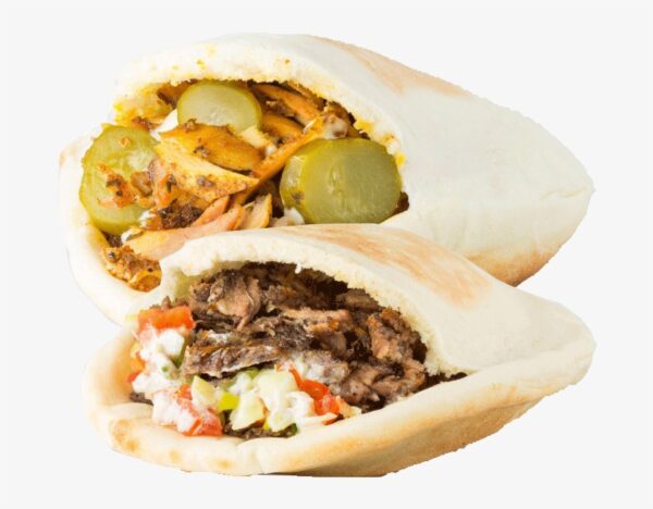 pita kebab z kurczaka