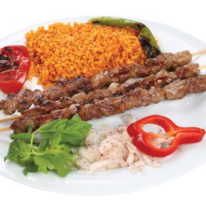 Zestaw z szaszłykiem z jagnięciny