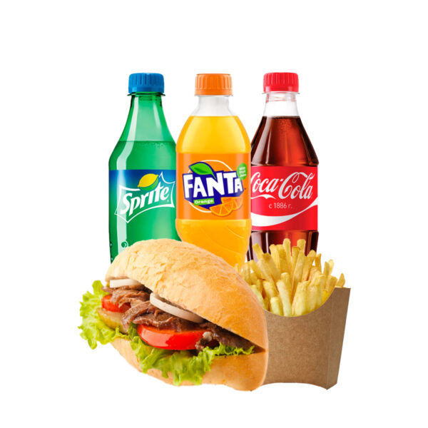 Zestaw z kanapką döner