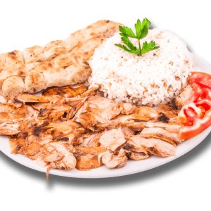 Duży zestaw z kebabem z kurczaka