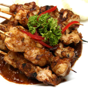 Duży zestaw z szaszłykiem z kurczaka